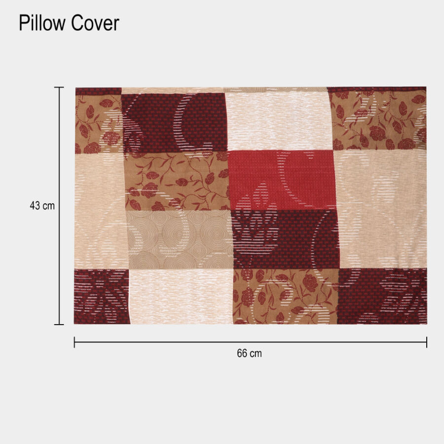Red Microfiber Double Bedsheet, , large image number null