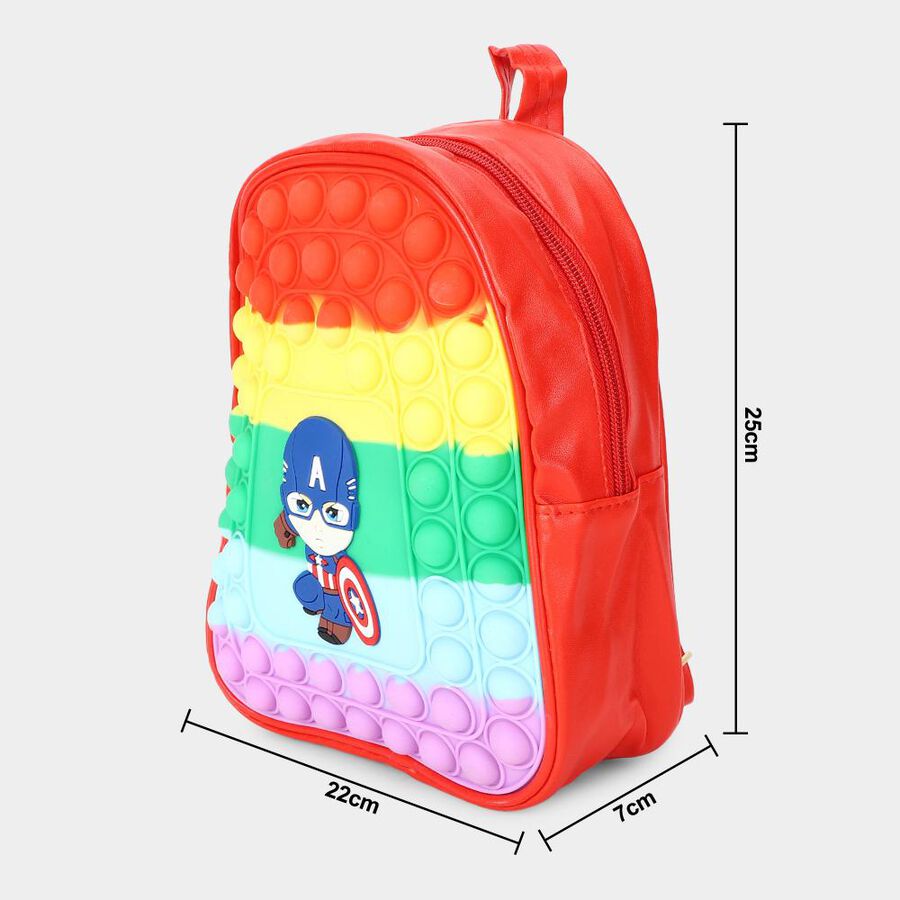 Kid's Captain America Pop-it Backpack, , large