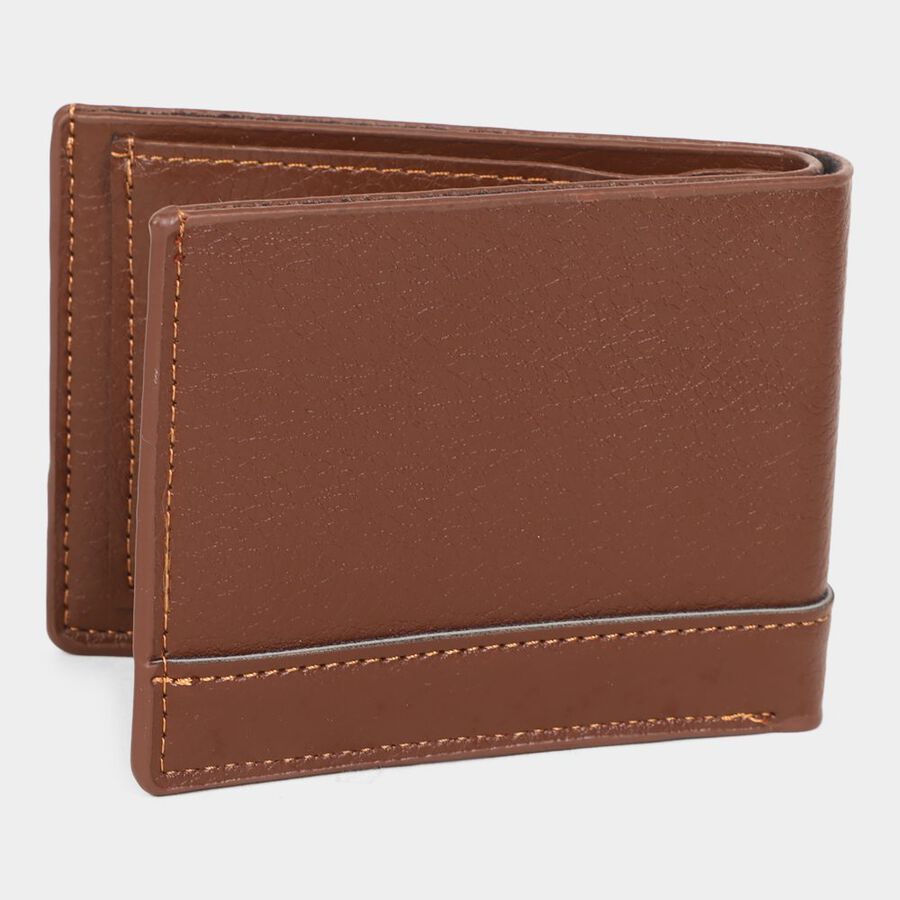 Men's Tan Polyurethane Wallet, , large image number null