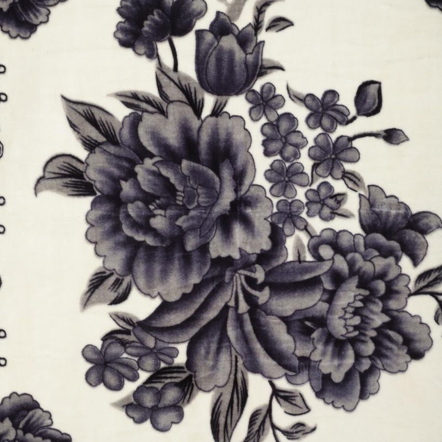  White Microfiber Blanket, , large image number null