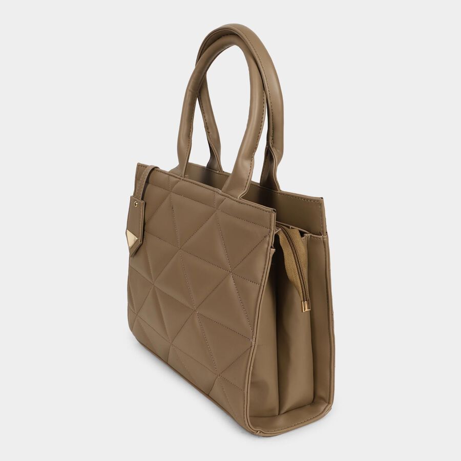 महिलाओं के 2 कम्पार्टमेंट पॉलीयूरेथेन टोट बैग, , large image number null