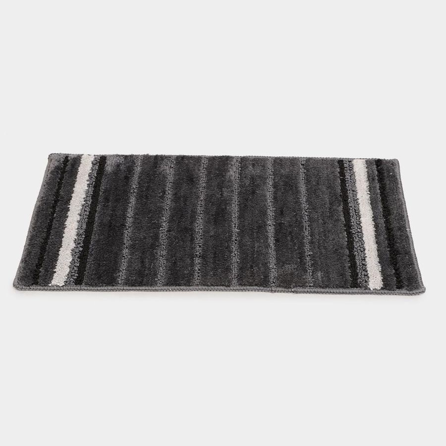 Anti-Skid Grey Polyester Door Mat, , large
