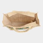 Women's Beige Jute Tote Bag, , small image number null