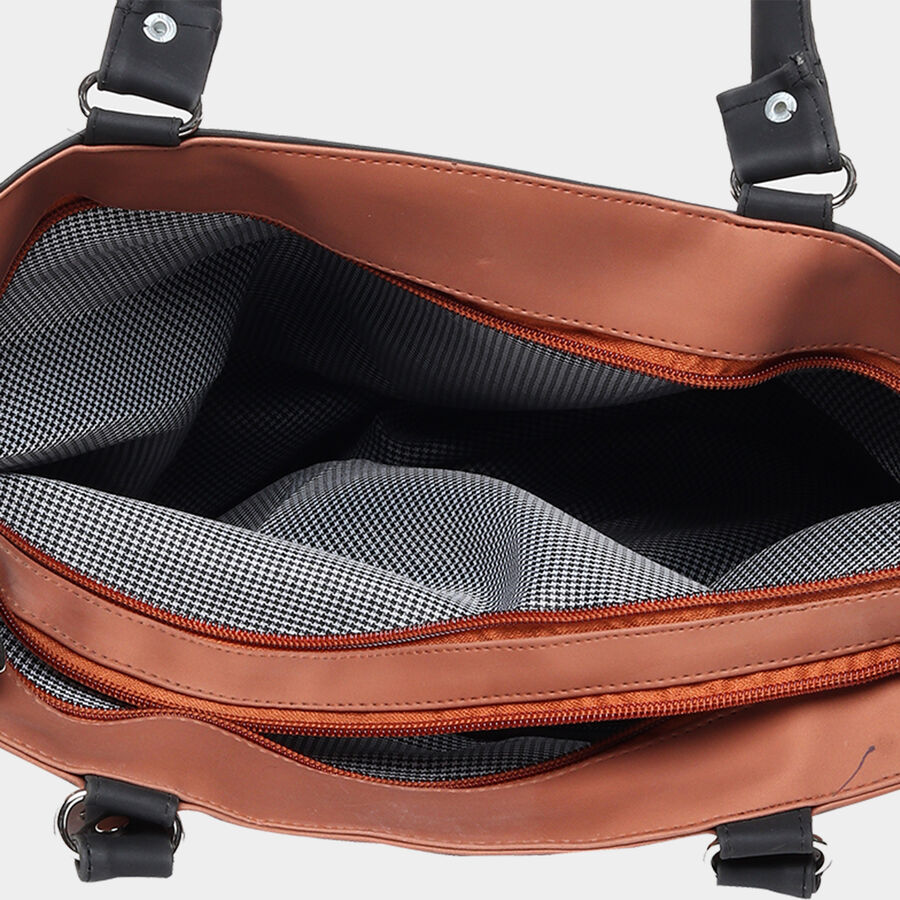 Women's Polyurethane Tote Bag, Medium Size, , large image number null