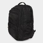 Black Polyester Backpack with Laptop Compartment and USB Port, , small image number null