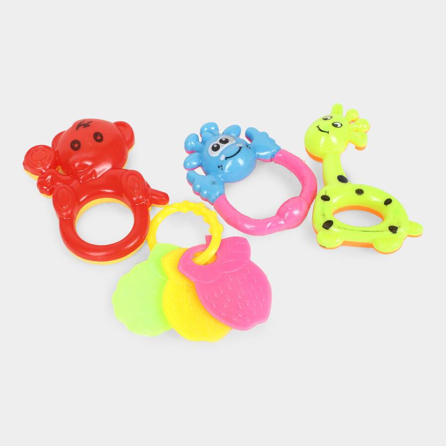 Baby Rattles, Set of 8(Colour/Design May Vary), , large image number null