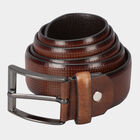 Men's Tan Polyurethane Casual Belt, , small image number null