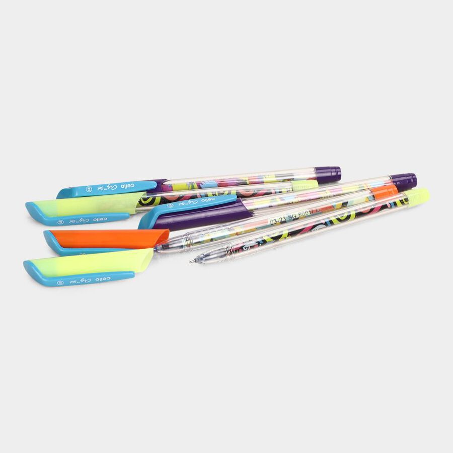 Blue Gel Pen Set of 5, , large image number null