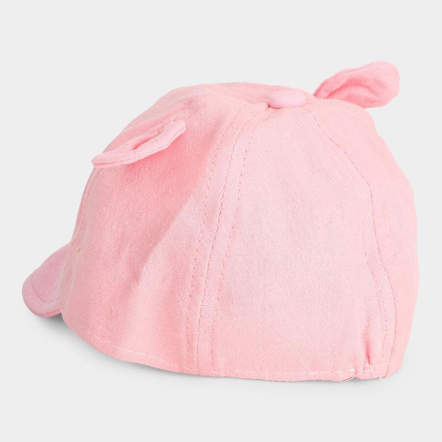 Kid's Black Fabric Cap, , large