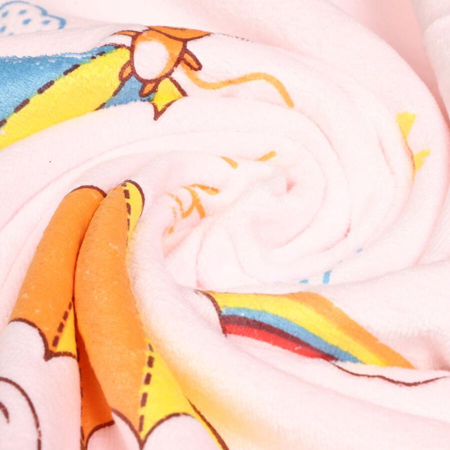 380 GSM Pink Microfiber Baby Towel, , large