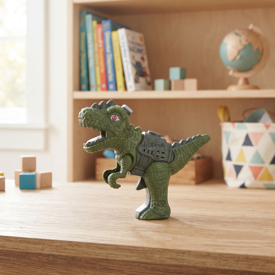 Kid's Dinosour Smoke Gun, , large