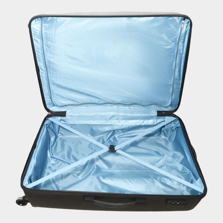 4-Wheel Black PVC Matee Hard Case Trolley, Small + Medium + Large, , large image number null