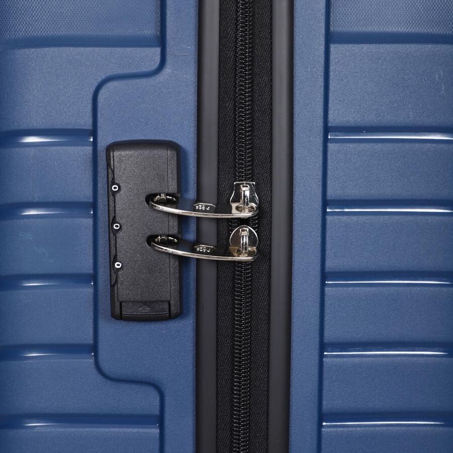 4-Wheel Blue Polypropylene Hard Case Trolley, Small + Medium, , large image number null