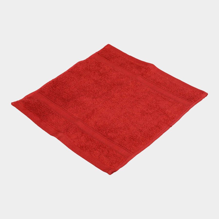 500 GSM Red Cotton Face Towel, , large image number null