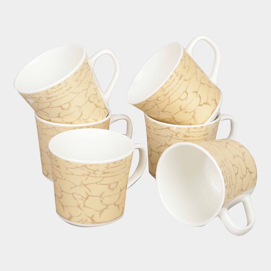 160 ml Bone China Mug, Set of 6, , large image number null
