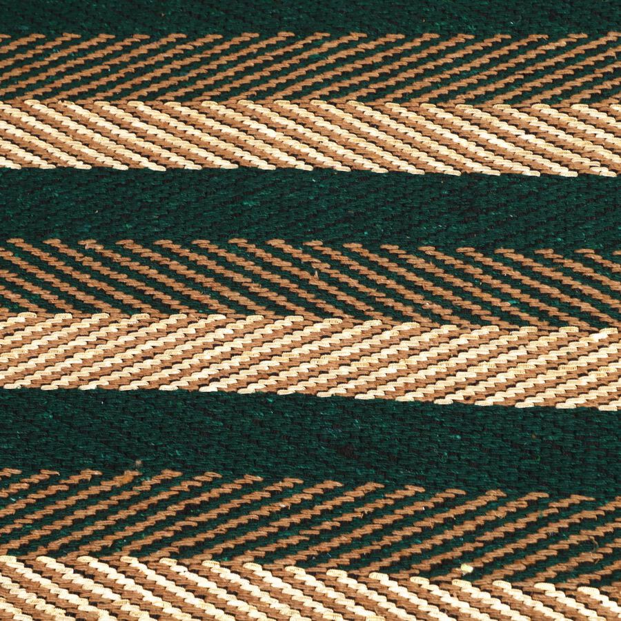 Green Polyester Bedside Runner, , large image number null