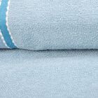 400 GSM Blue Microfiber Bath Towel, , small image number null