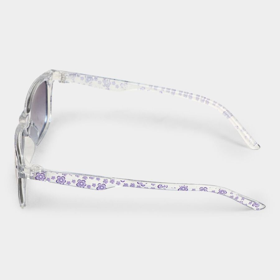 Kid's Plastic Clear Glass Wayfarer Sunglasses, , large image number null