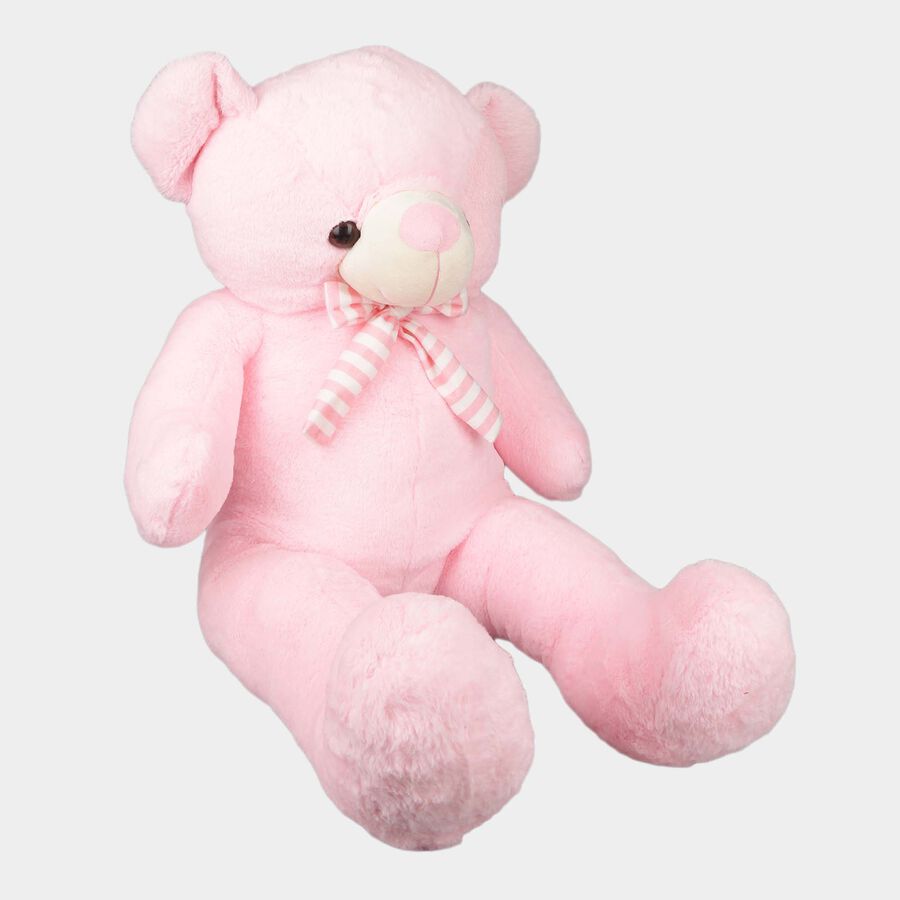 Pink Teddy Bear With Bow, , large image number null