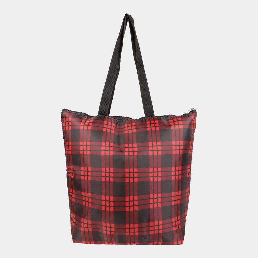 Women's Printed Fabric-Nylon Shopping Bag, Medium, , large image number null