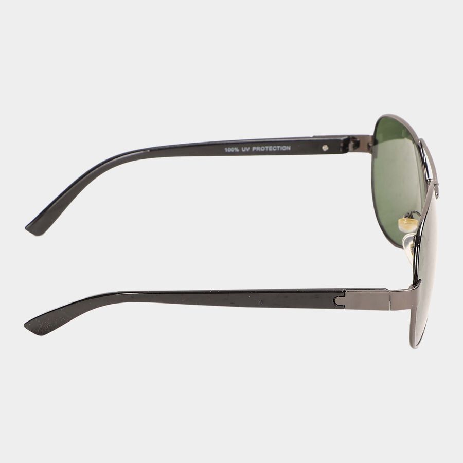 Men's Rectangle Sunglasses, Metal, , large image number null