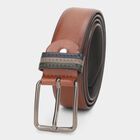 Men's Brown Pu Casual Belt , , small