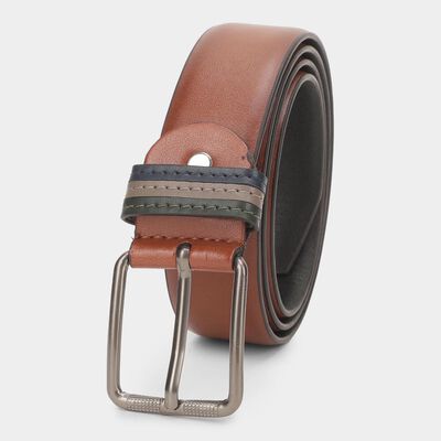 Men's Brown Pu Casual Belt 