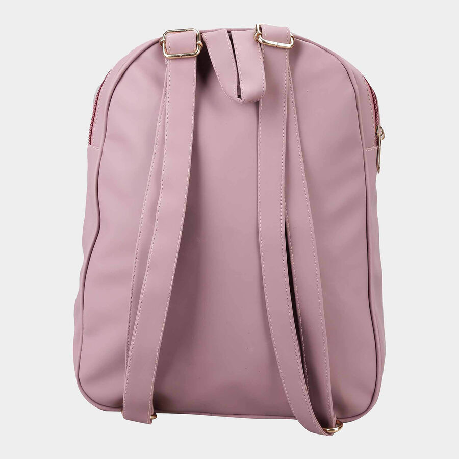 Women's Assorted Polyurethane Backpack - Colour/Design May Vary, , large image number null