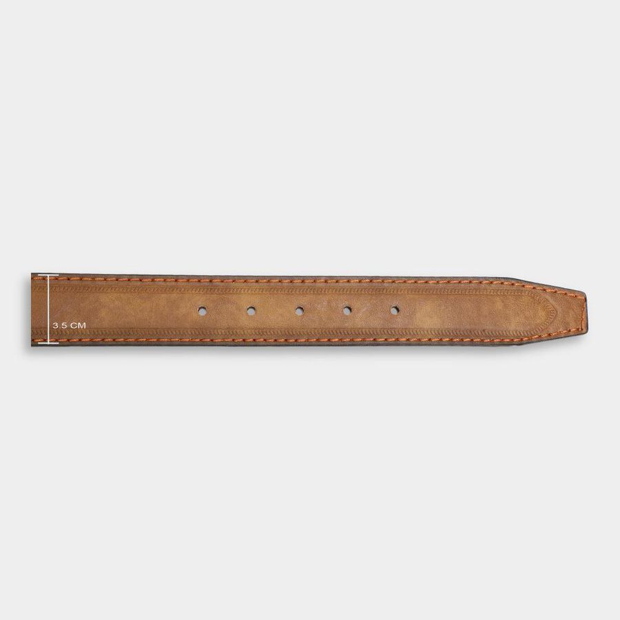 Men's Brown Polyurethane Casual Belt, , large image number null