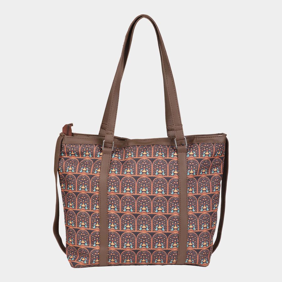 Women's Fabric Tote Bag, Printed, Large Size, , large image number null