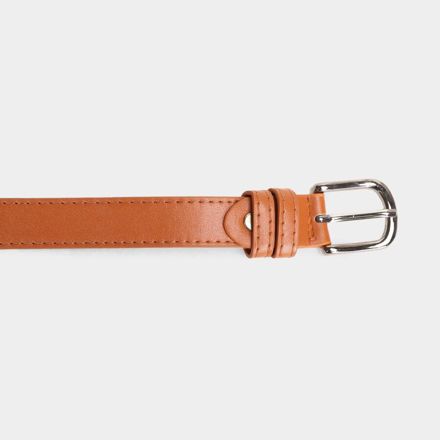 Women's Beige Polyurethane Belt, , large image number null