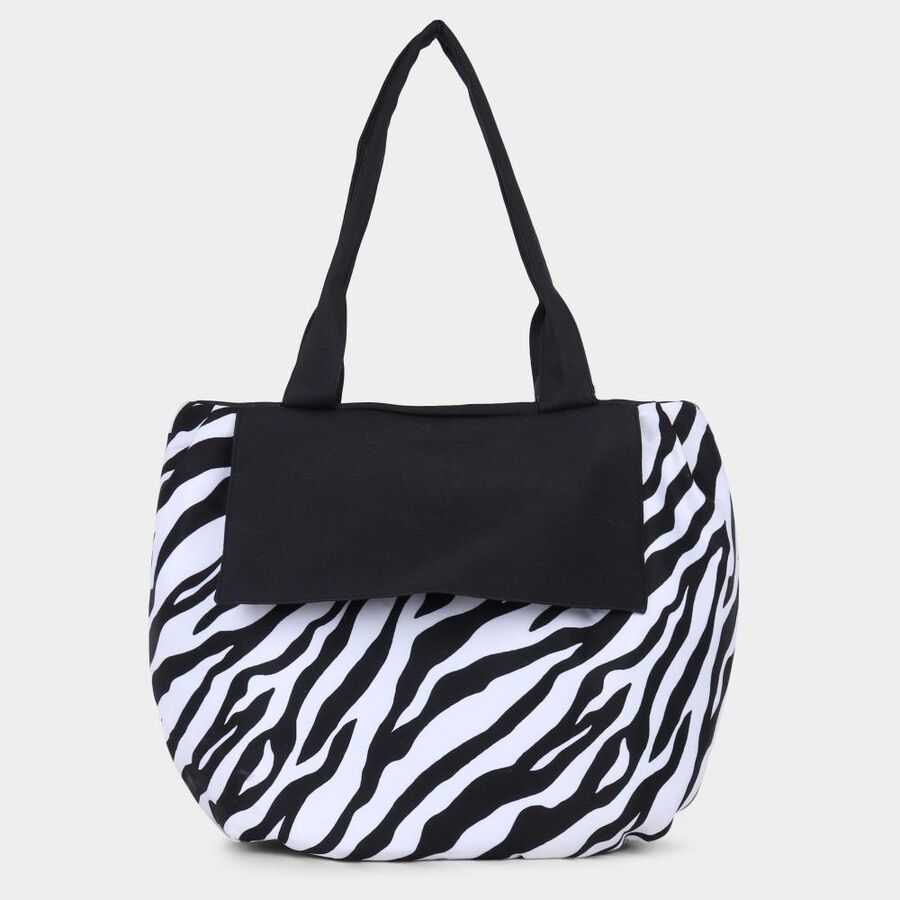 Women's Printed Fabric-Polyester Shopping Bag, Medium, , large image number null