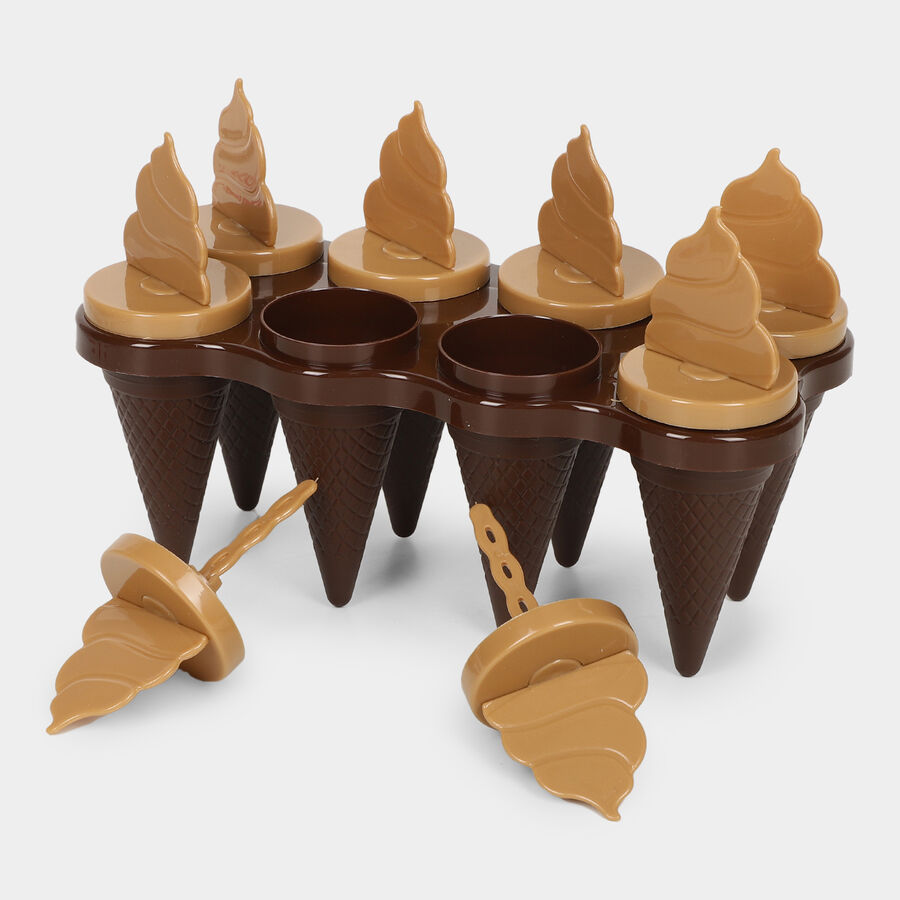 Plastic 8 Moulds Kulfi Maker, , large image number null