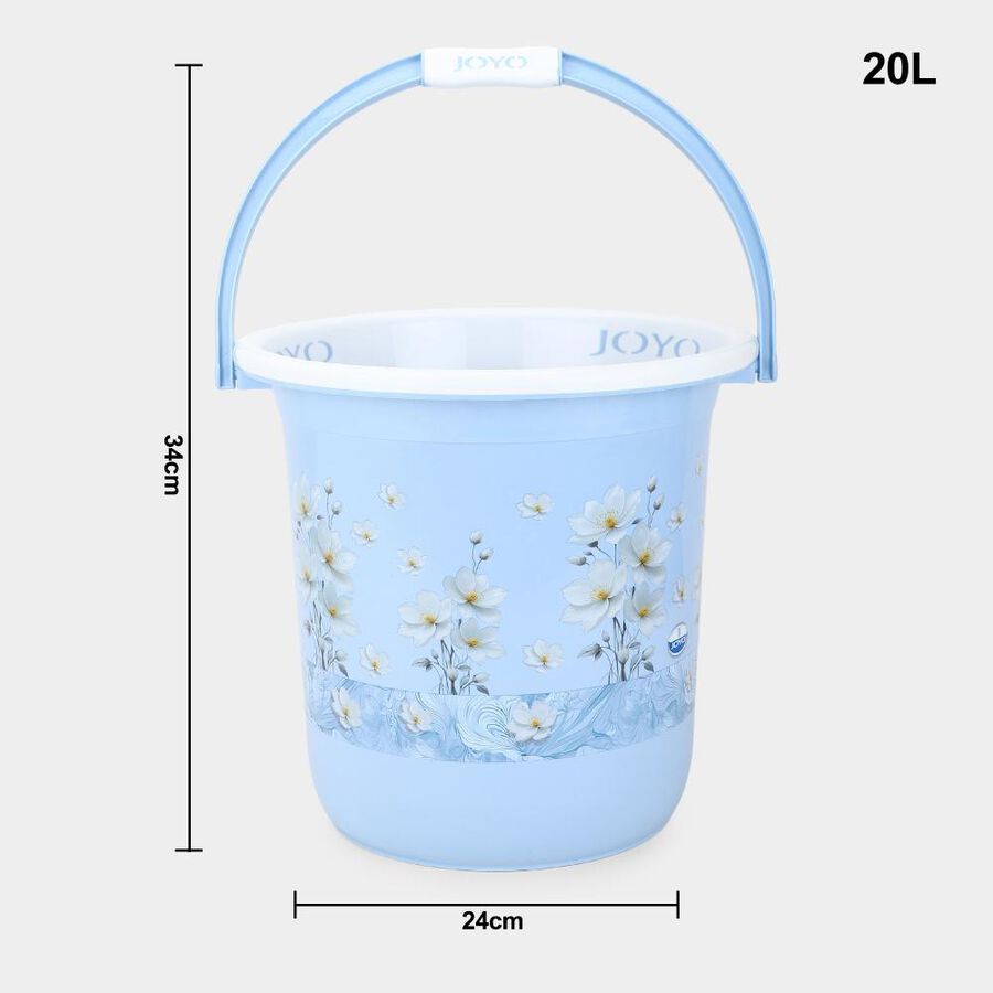 20L Plastic Bucket, , large