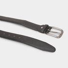 Men Black Pu Formal Belt, , small image number null