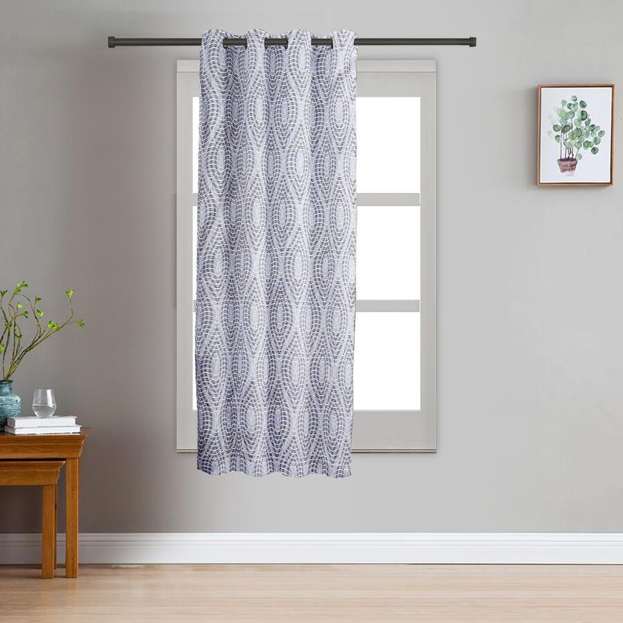 5ft. Dark Blue Window Curtain, , large image number null