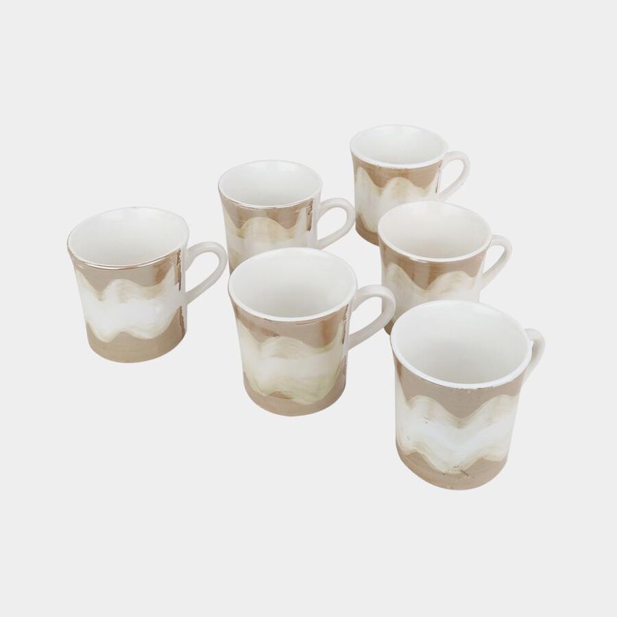 120 ml Stoneware Mug, Set of 6, , large image number null
