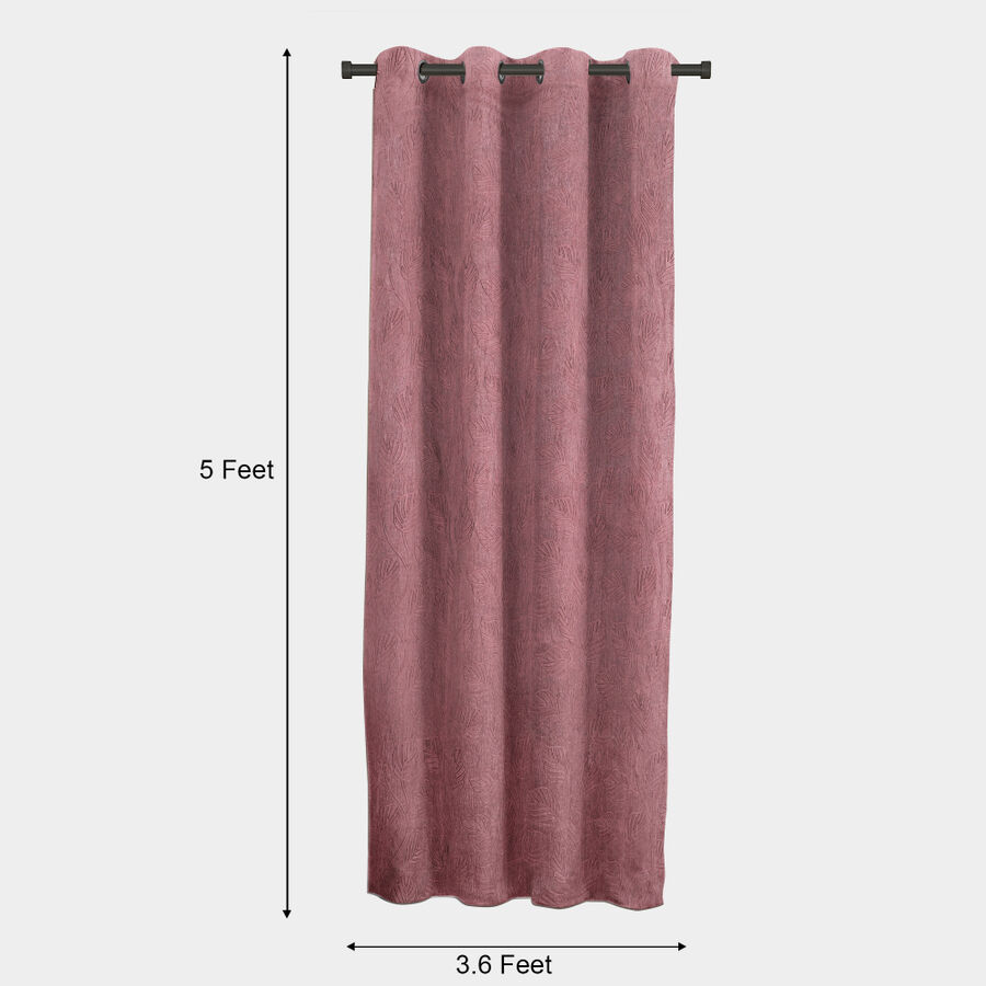 5 ft. Wine Polyester Curtain, , large image number null