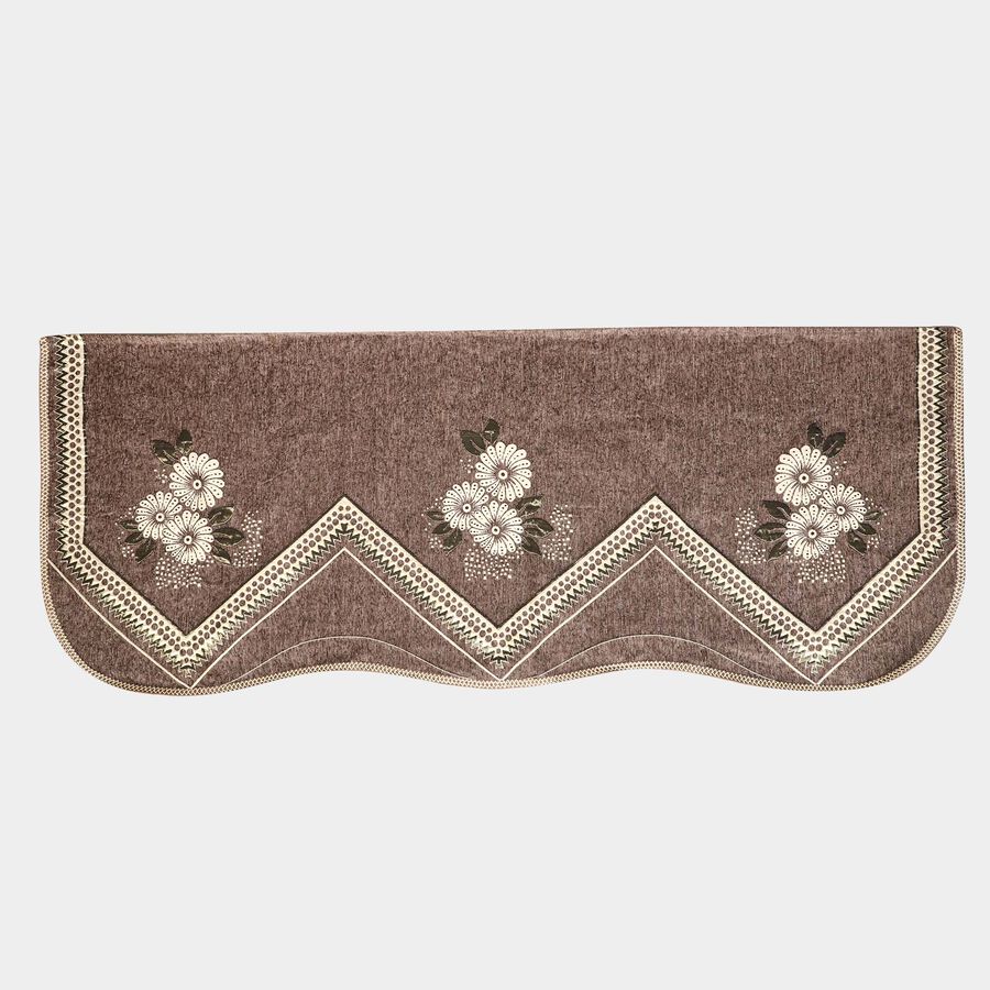 Brown Cotton Blend Sofa Cover, , large image number null
