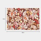 120 GSM Brown Microfiber Double Bedsheet With Pillow Cover, , small image number null