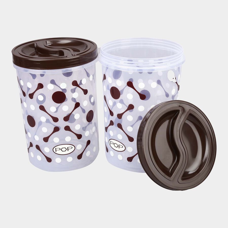 2L Plastic Container Set of 2, , large image number null