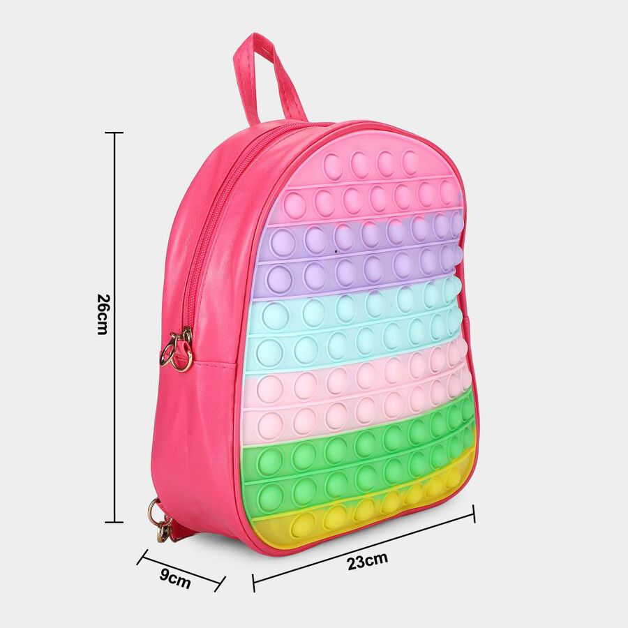 Kid's Rainbow Pop-It Fidget Backpack , , large