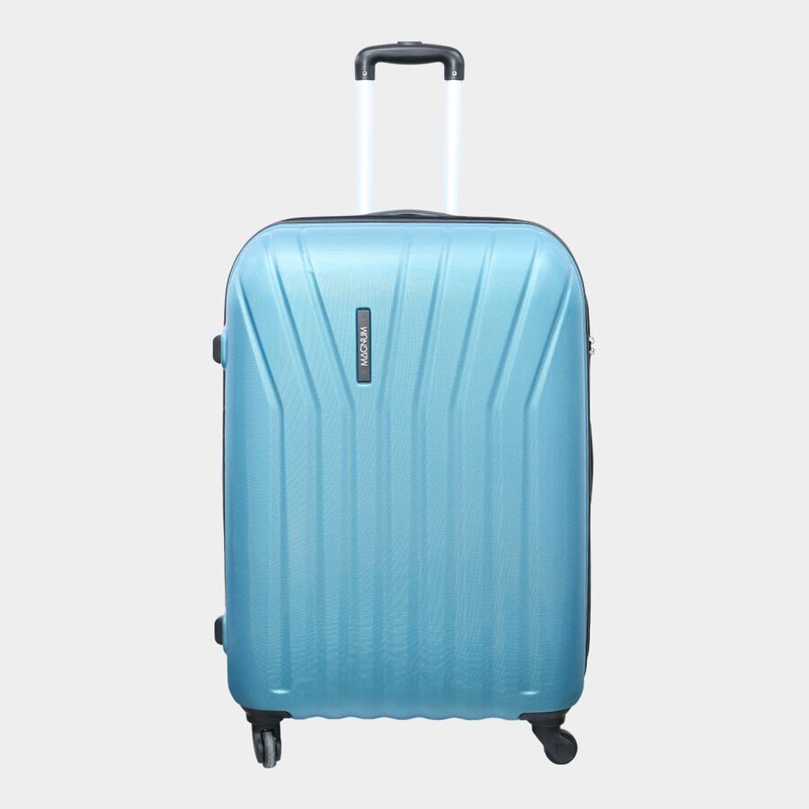 4-Wheel Blue PVC Matee Hard Case Trolley, Large, , large image number null