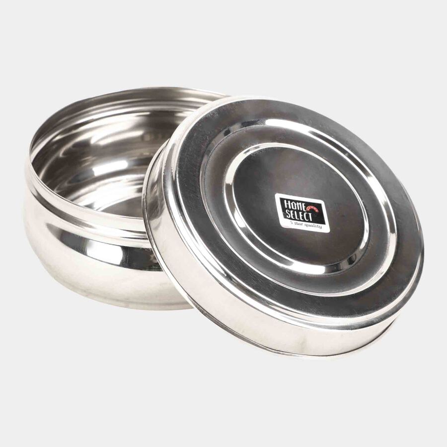 320 ml Stainless Steel Poori Dabba, , large image number null