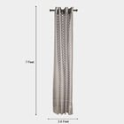 7ft. Grey Polyester Curtain, , small