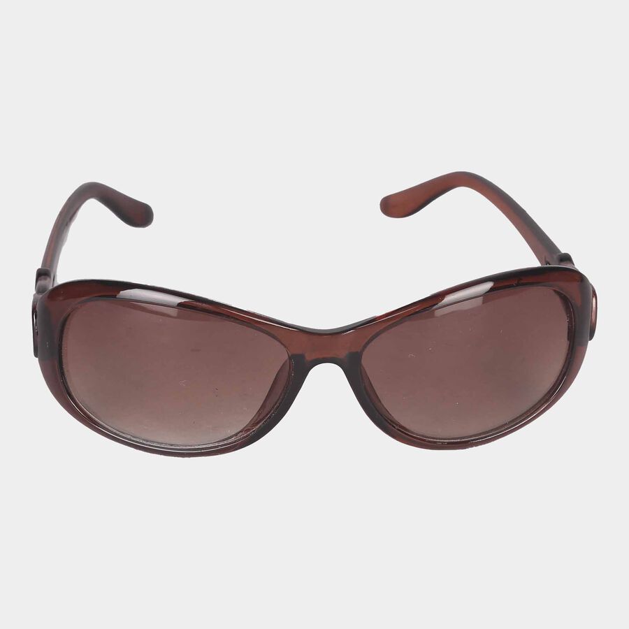 Women's Plastic Gradient Oval Sunglasses, , large image number null