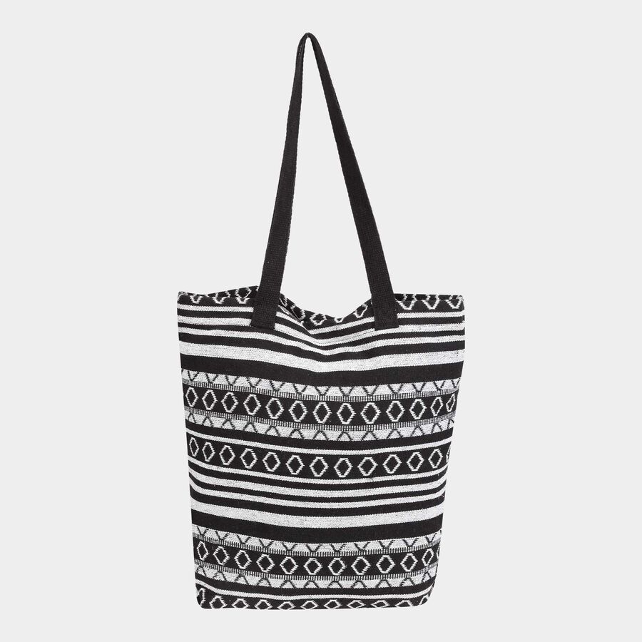 Women's Printed Canvas Shopping Bag, Medium, , large image number null