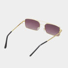 Men's Metal Gradient Square Sunglasses, , small image number null