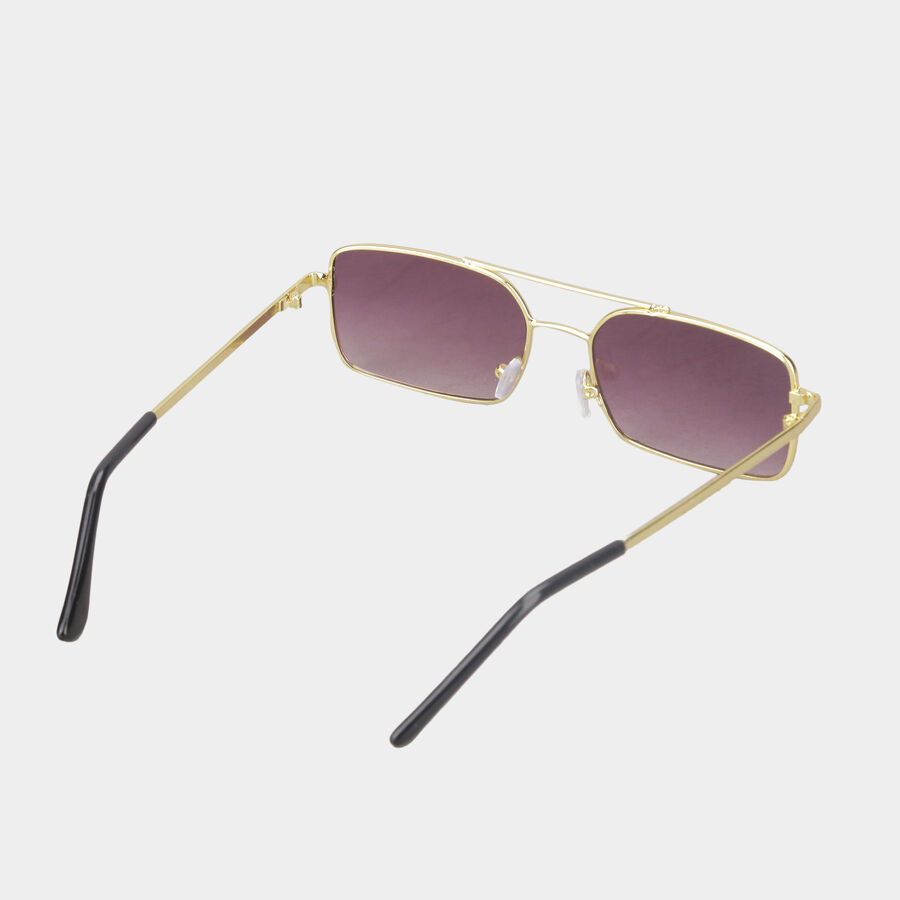 Men's Metal Gradient Square Sunglasses, , large image number null