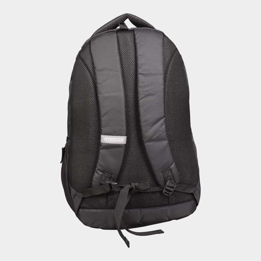 Black Backpack with Laptop Sleeve, 32 L, , large image number null